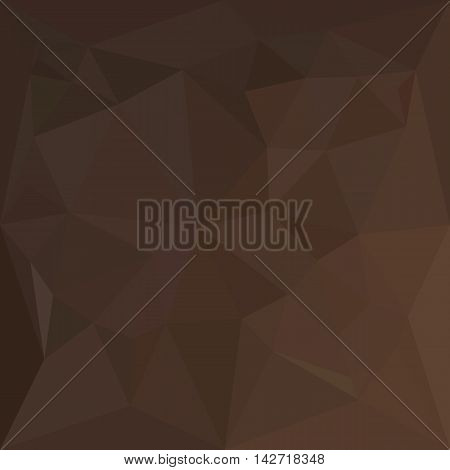 Low polygon style illustration of a dark puce brown abstract geometric background.
