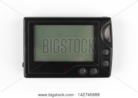 electronic text pager with a large screen