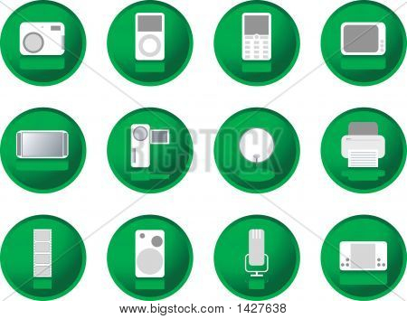 Pulsanti Greenberry gadget