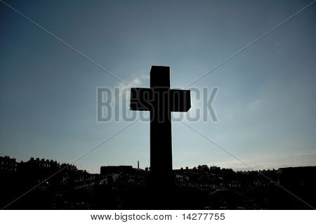 Kruis het blokkeren van de zon