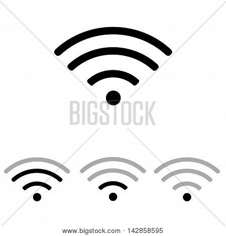 Set of Vector wifi icons. internet icons