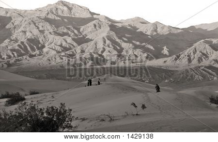 Photographes, capture d'Images des Dunes au Parc National de Death Valley, Californie, é.-u.