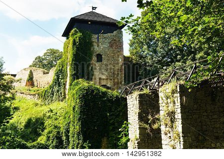 Lukov Castle is a large ruin of a Gothic royal castle located in the southwest of Hostýnské Vrchy near Zlín Czech Republic. It is one of the largest and oldest Moravian castles