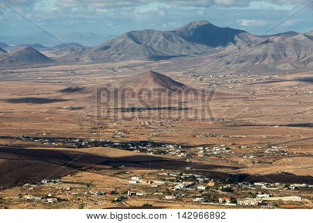 Morro Velosa Pointview - unique views over the wonderful landscape of the north-central region of the island. Fuerteventura Canary Island Spain