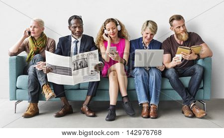 Diversity Group of People Lifestyle Communication Concept