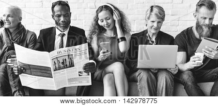 Diversity Group of People Lifestyle Communication Concept