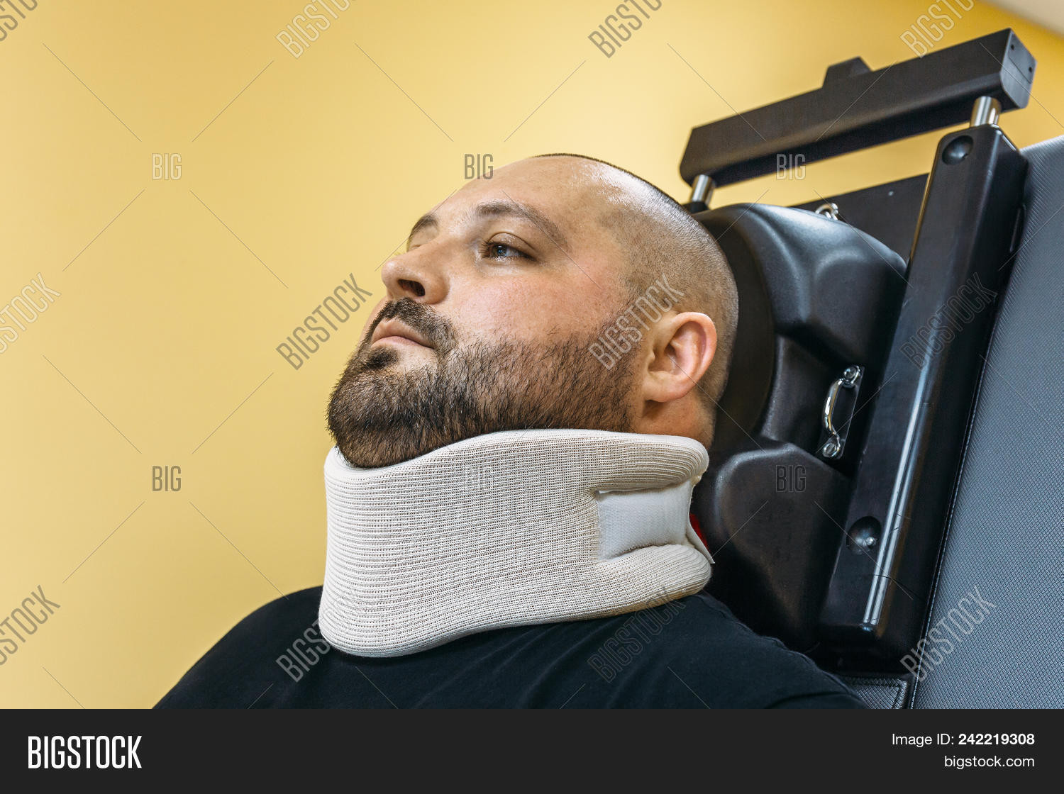 Man Neck Brace On Image & Photo (Free Trial) Bigstock