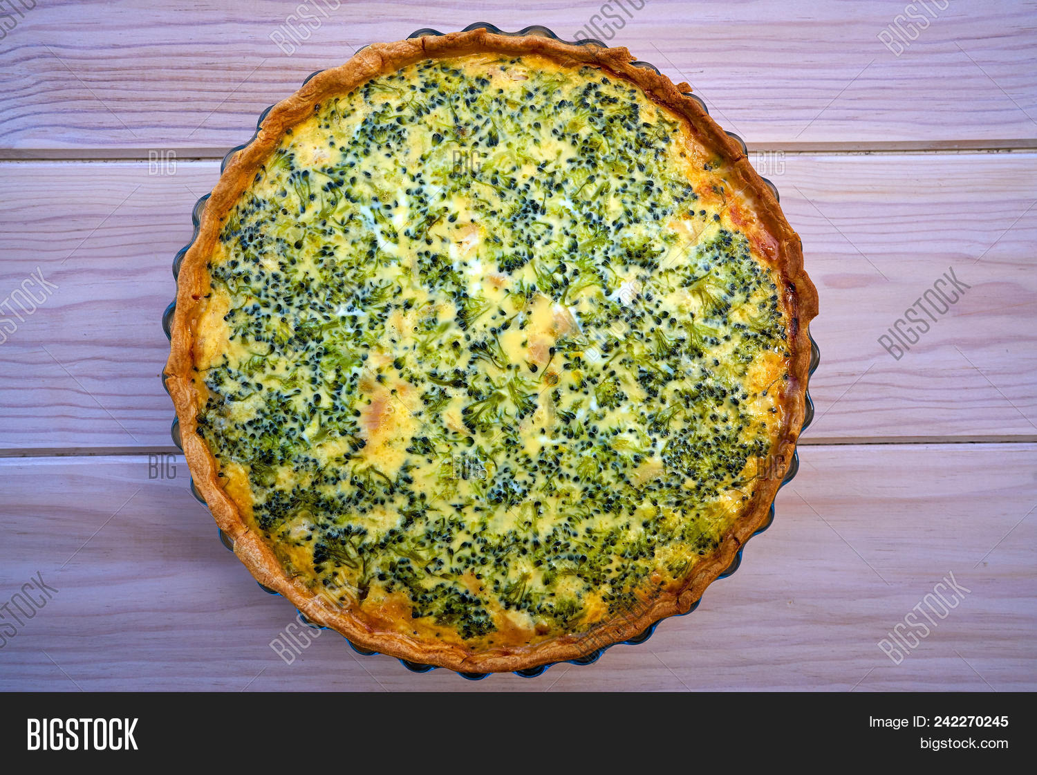 Broccoli Quiche French Image & Photo (Free Trial) Bigstock