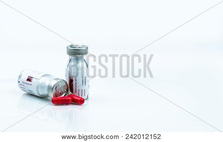 Rifampicin Capsule For Treatment Tuberculosis And Leprosy. Antibiotic Resistance Of Tuberculosis (tb