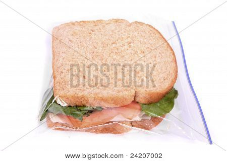 Panino In borsa plastica zippato