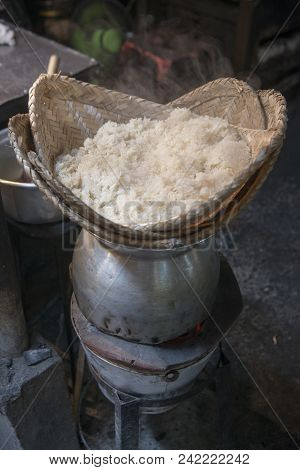 Thailand Isan Surin Market Thai Food Rice