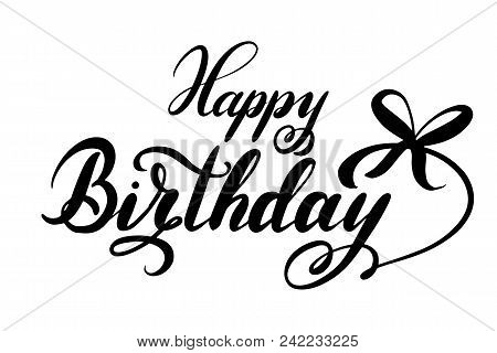 Happy Birthday Hand Lettering
