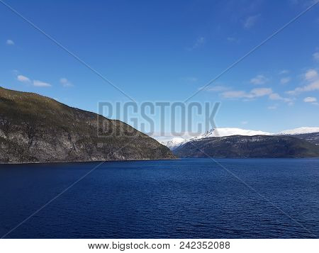 The Sognefjord In Norway Is The Largest 204 Km And Deepest 1308 M Fjord In Europe