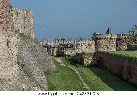 Fortress Walls And Zindan Gate (kapija) Complex, Kalemegdan Fortress, Belgrade, Serbia
