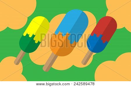 Llustration Of Different Varieties Of Ice Cream
