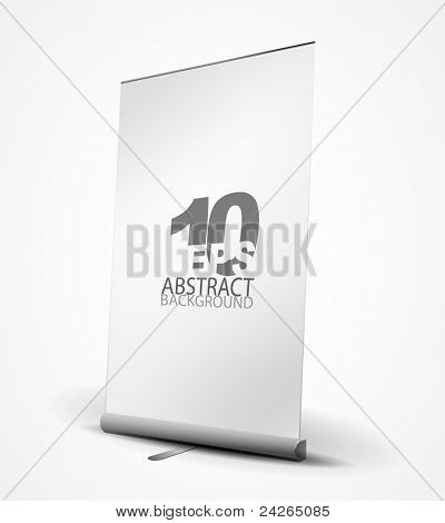 Vector advertentie stand