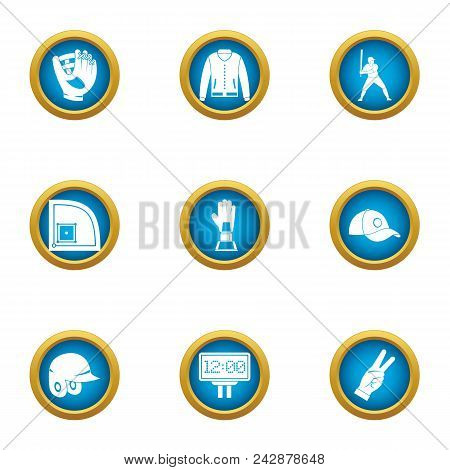 Protection For Sport Icons Set. Flat Set Of 9 Protection For Sport Vector Icons For Web Isolated On 