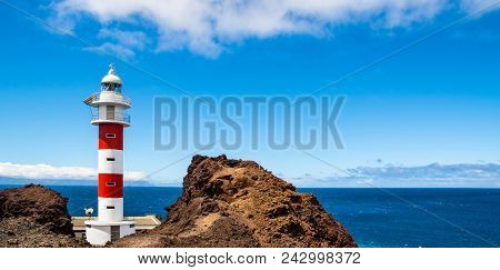 Old Ligthouse In Punta Teno, Tenerife, Canary Islands, Spain