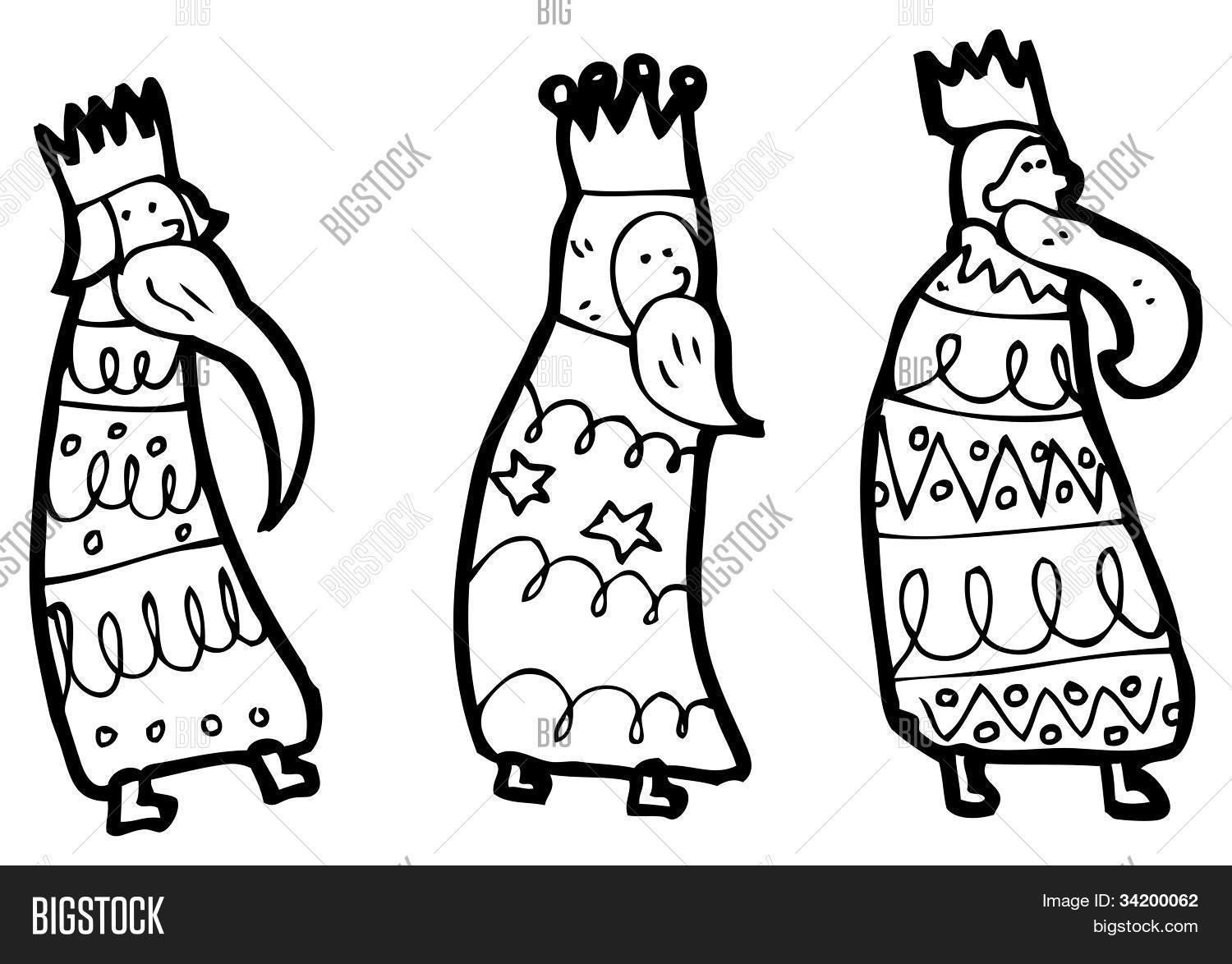 Cartoon Three Kings Image & Photo (Free Trial) Bigstock