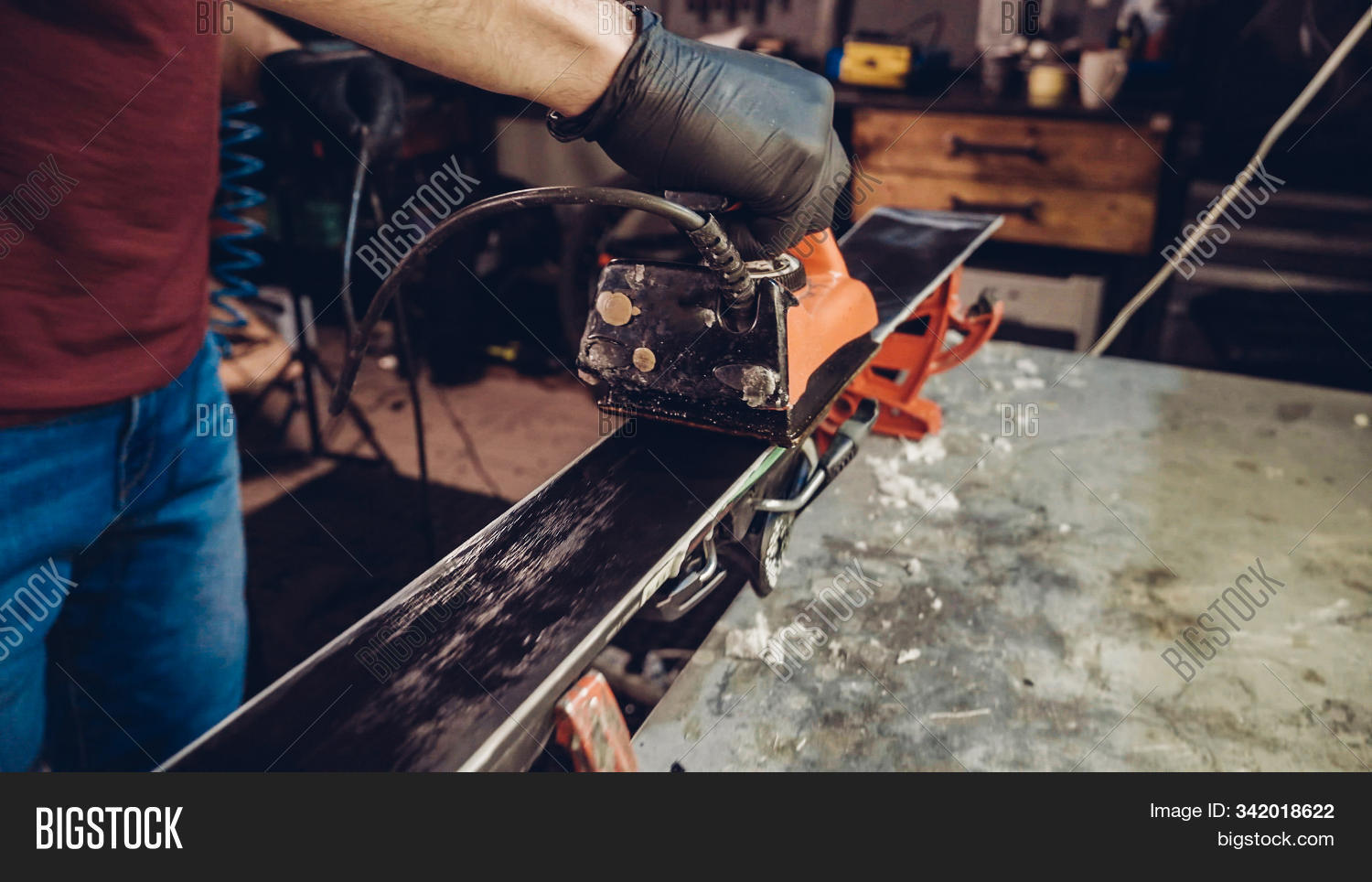 Applying Hot Wax Ski Image & Photo (Free Trial) Bigstock