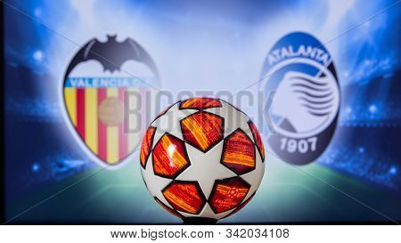 Uefa Champions League 2020, Round Of 16 Ucl Football, Knockout Stage, Playoff, Official Adidas Socce