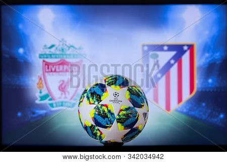Uefa Champions League 2020, Round Of 16 Ucl Football, Knockout Stage, Playoff, Official Adidas Socce