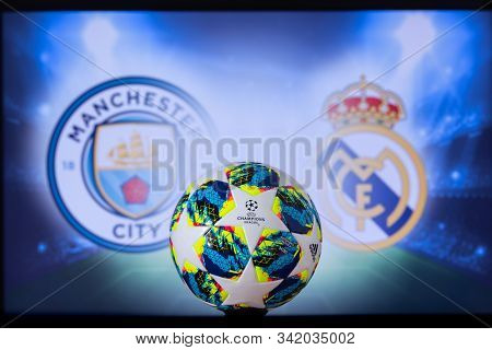 Uefa Champions League 2020, Round Of 16 Ucl Football, Knockout Stage, Playoff, Official Adidas Socce