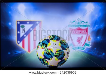 Uefa Champions League 2020, Round Of 16 Ucl Football, Knockout Stage, Playoff, Official Adidas Socce