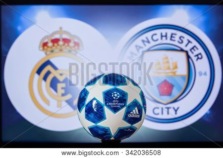 Uefa Champions League 2020, Round Of 16 Ucl Football, Knockout Stage, Playoff, Official Adidas Socce