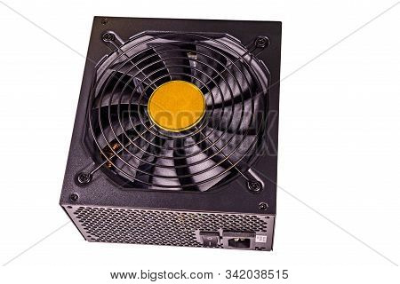 Modern Computer Psu Isolated On White Background