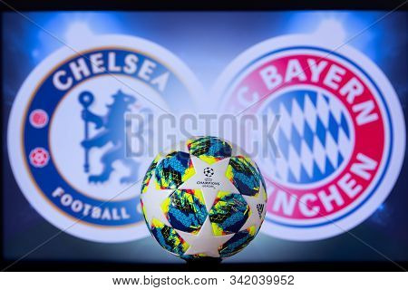 Uefa Champions League 2020, Round Of 16 Ucl Football, Knockout Stage, Playoff, Official Adidas Socce