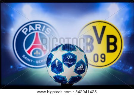 Uefa Champions League 2020, Round Of 16 Ucl Football, Knockout Stage, Playoff, Official Adidas Socce