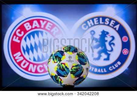 Uefa Champions League 2020, Round Of 16 Ucl Football, Knockout Stage, Playoff, Official Adidas Socce