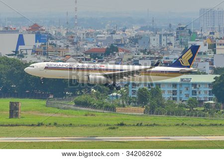 Aircraft At Tan Son Nhat Airport, Vietnam