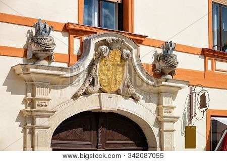 Coat Of Arms Of Draskovic Palace In Varazdin In Croatia