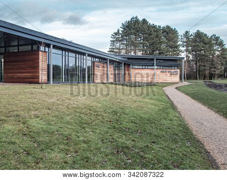 Great Hollands Pavilion, Bracknell, United Kingdom. December 12 2019. View Of Great Hollands New Pav