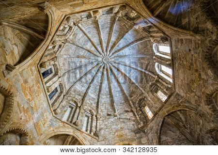 This Cathedral Was Begun In The Thirteenth Century. It Is Located In The Old Town Of Plasencia. Spai