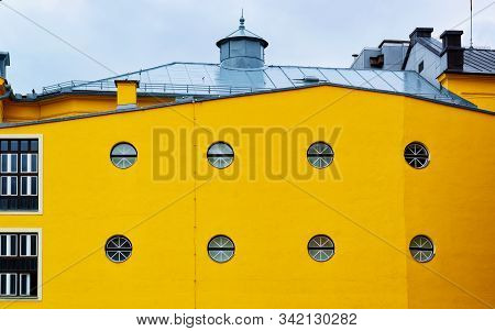 Yellow House Building In Center Of Celje Old Town Slovenia Reflex