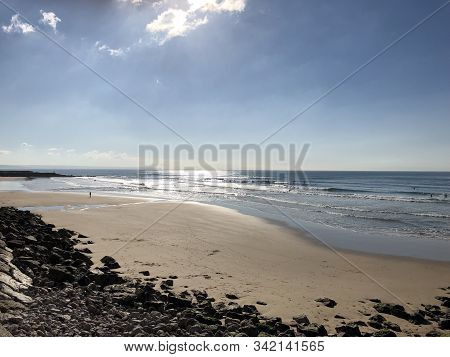 The Beach Of Costa Da Caparica, Portugal