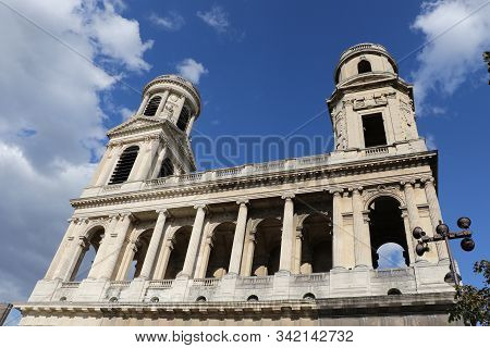 The Church Of Saint-sulpice In The City Of Paris
