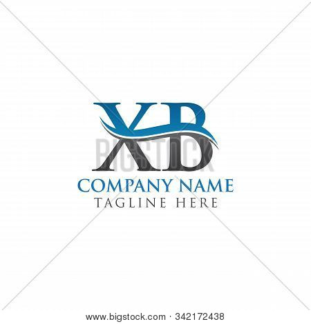 Initial Xb Letter Linked Logo. Creative Letter Xb Modern Business Logo Vector Template. Xb Logo Temp
