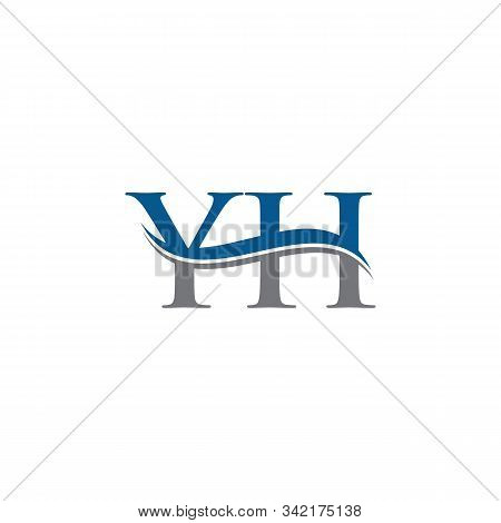 Initial Yh Letter Logo With Creative Modern Business Typography Vector Template. Creative Letter Yh 
