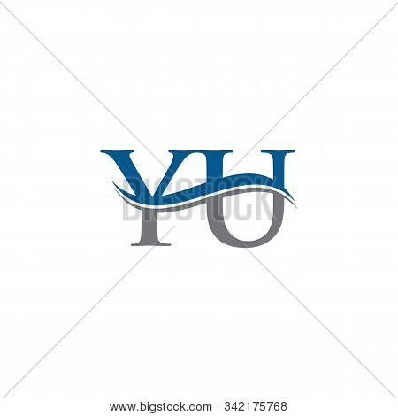 Initial Yu Letter Logo With Creative Modern Business Typography Vector Template. Creative Letter Yu 