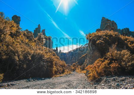 Putangirua Pinnacles In Wairarapa, North Island, New Zealand