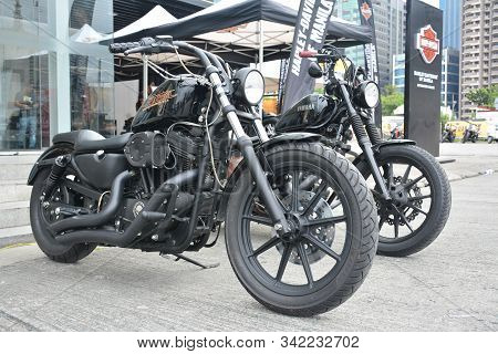 Pasig, Ph - Sept. 29: Harley Davidson Motorcycle At Philippine Moto Heritage Weekend On September 29
