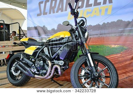 Ducati Scrambler Motorcycle At Philippine Moto Heritage Weekend