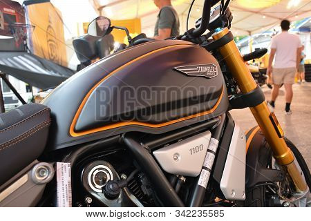 Ducati Scrambler Motorcycle At Philippine Moto Heritage Weekend