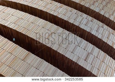 Oslo, Norway - August 11, 2019: Opera House In Oslo. Interior View. Modern Building Designed By Snoh