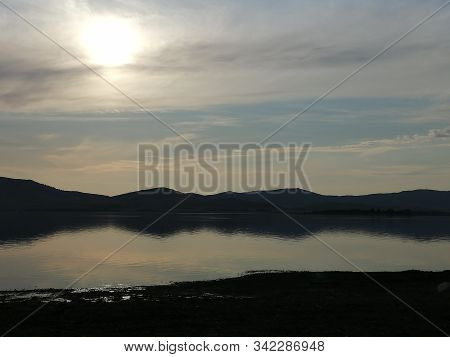 Grey Sunrise View Over The Big World
