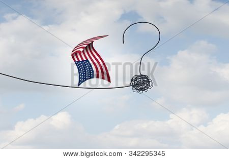 American Political Uncertainty Or Economic Hazards Due To A Confused Path For United States Governme